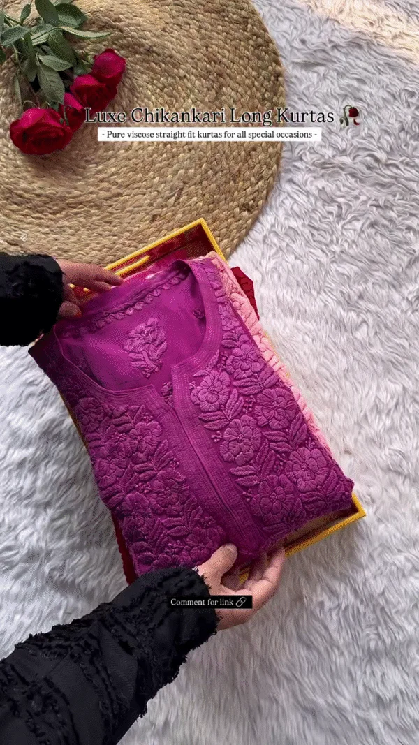 Elegant Lavender Embroidered Kurta Set with Dupatta you want like more festive, casual premium kurta sets for women